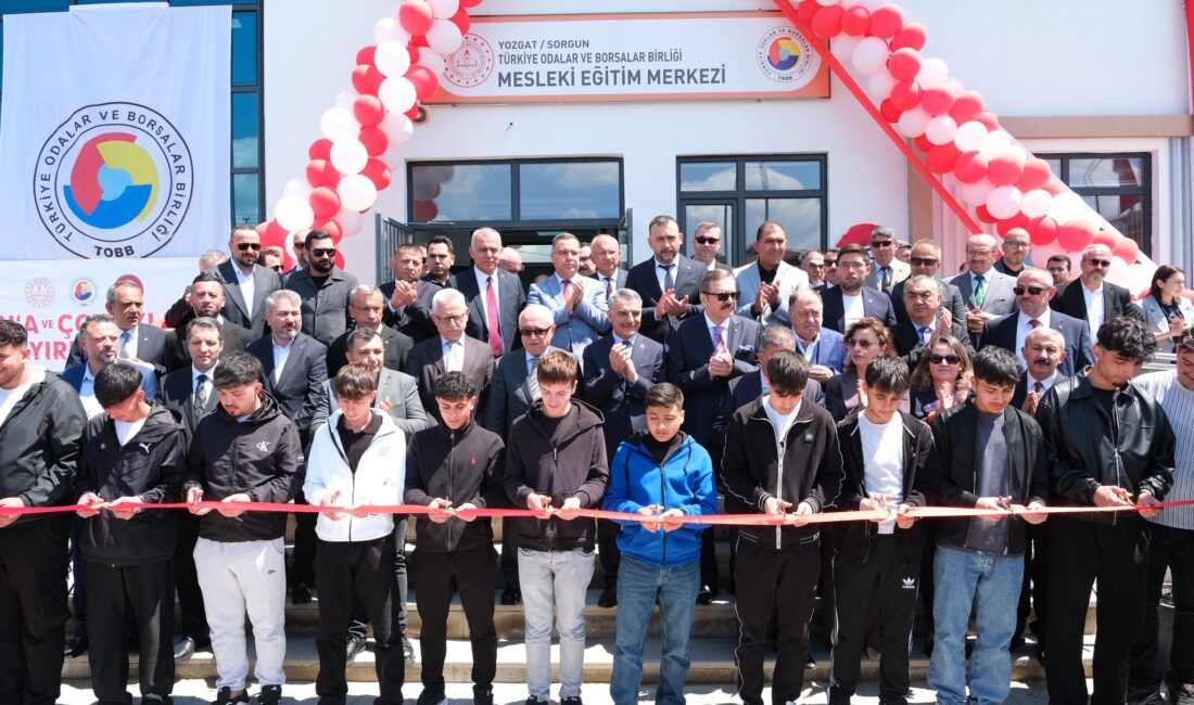 Türkiye Odalar ve Borsalar Birliği (TOBB) desteğiyle Sorgun ilçesinde yapımı