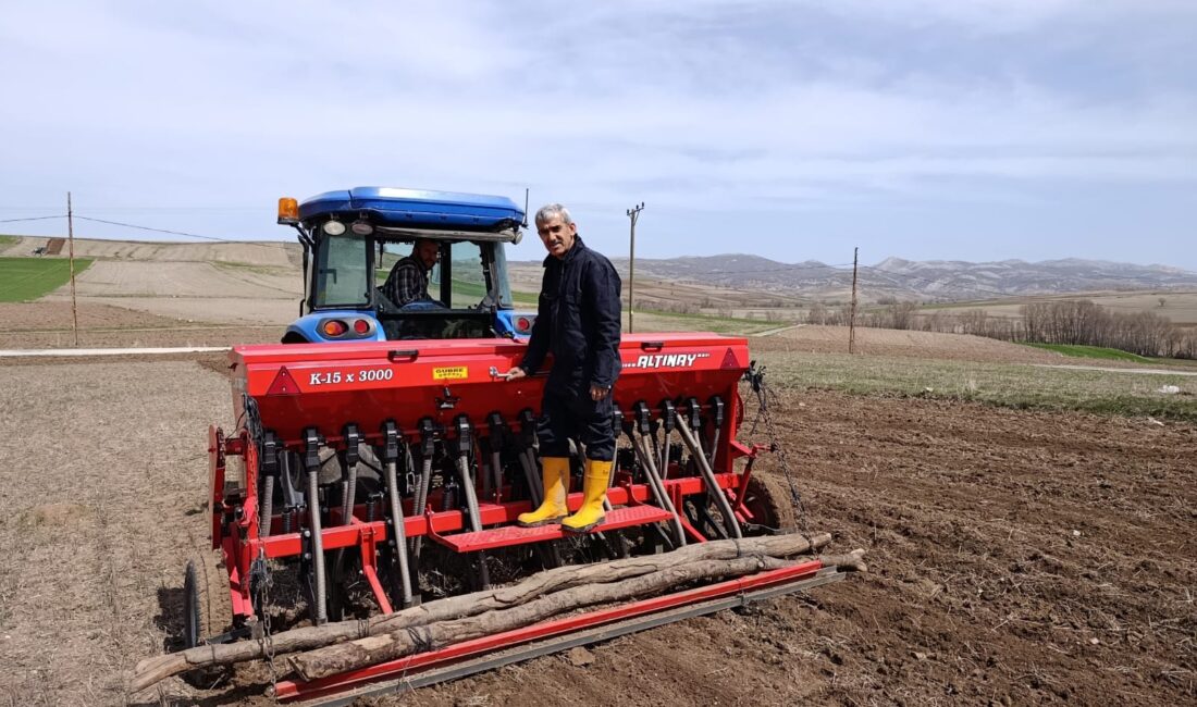 Yozgat’ta sürdürülebilir tarım uygulamaları kapsamında toprak işlemesiz nohut ekimi çalışmaları