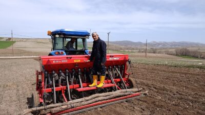 Yozgat’ta sürdürülebilir tarım uygulamaları kapsamında toprak işlemesiz nohut ekimi çalışmaları