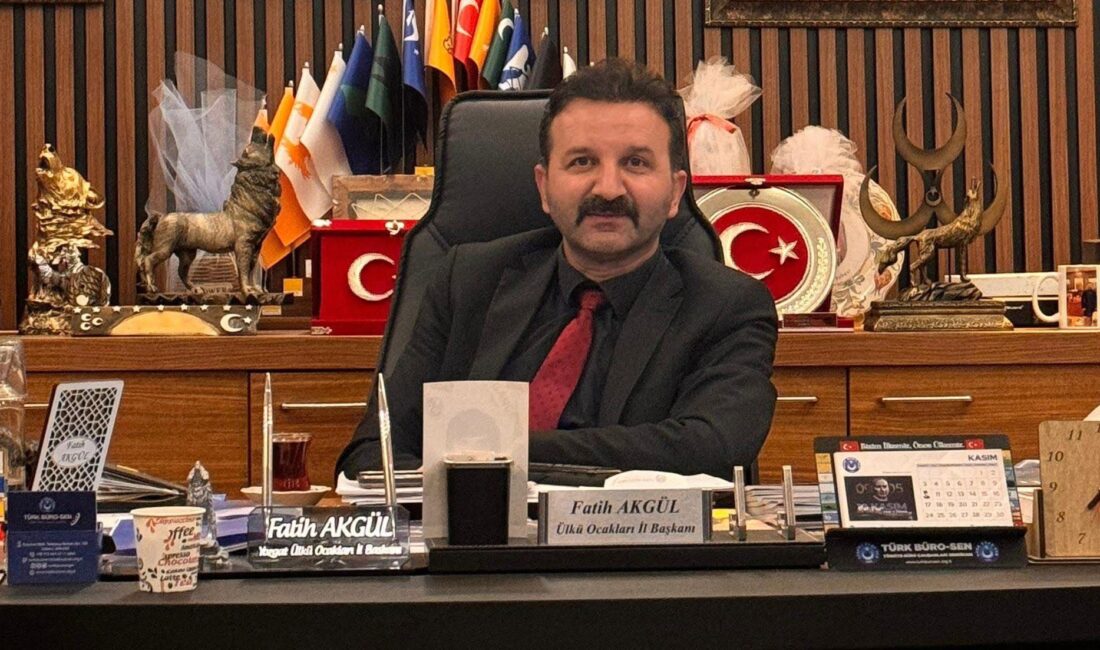 Ülkü Ocakları Yozgat İl Başkanı Fatih Akgül, gençliğin milli ve