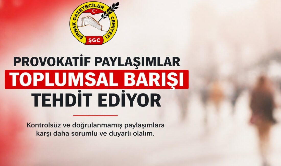 Şırnak Gazeteciler Cemiyeti Başkanı Halil Azizoğlu, sosyal medyada kontrolsüz ve