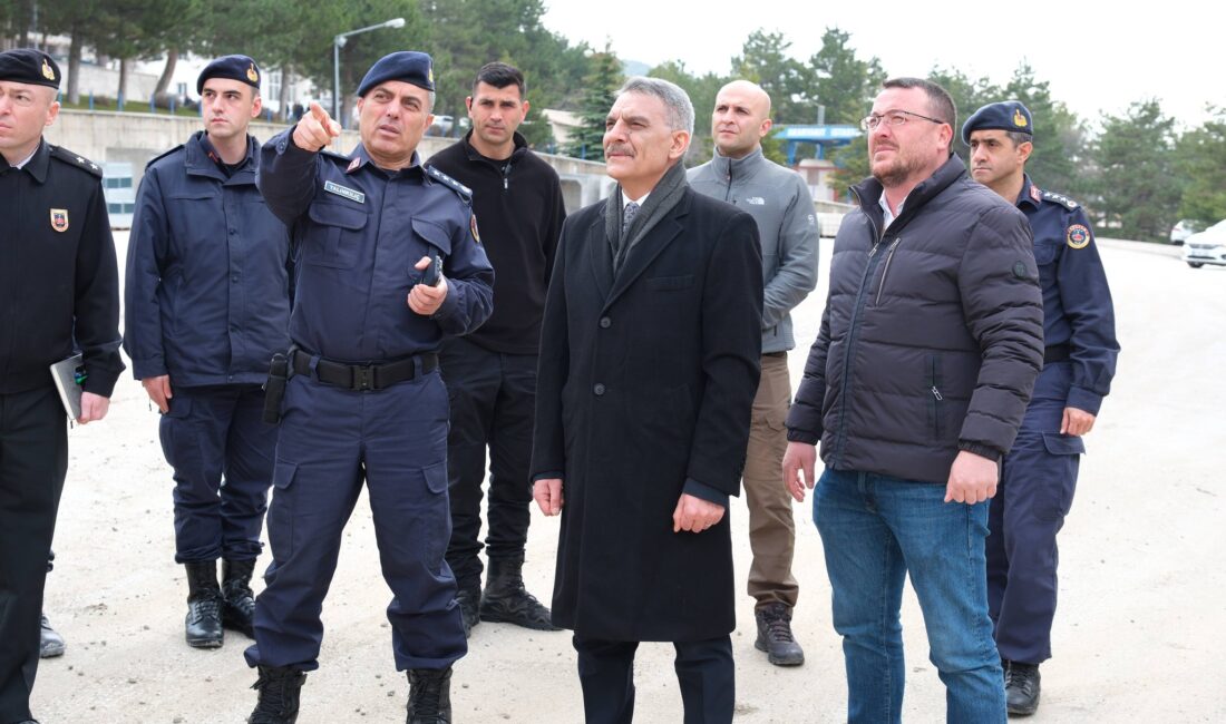 Yozgat İl Jandarma Komutanlığı hizmet binası inşaatı sürüyor. Vali Mehmet