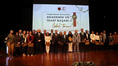 Yozgat Bozok Üniversitesi tarafından “Akademik ve İdari Başarı Ödül Töreni”