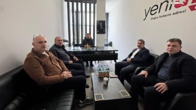Yozgat Şoförler ve Otomobilciler Odası Başkanı Murat Gümüş ve yönetim