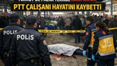 Yerköy ilçesinde kurulan Çarşamba pazarında çıkan bıçaklı kavga can aldı.