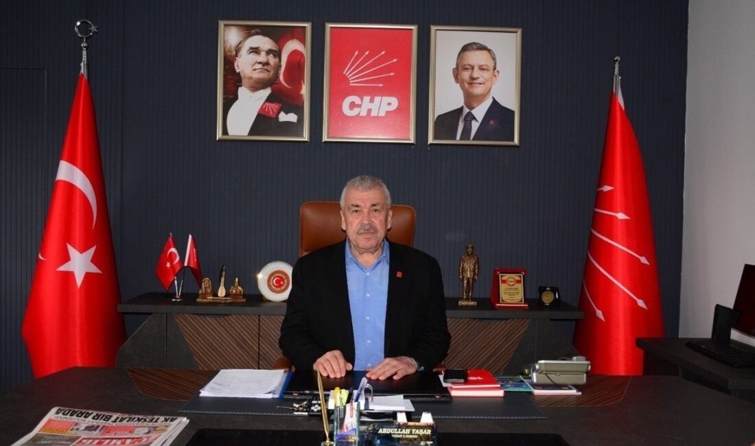 Cumhuriyet Halk Partisi (CHP) Yozgat İl Başkanı Abdullah Yaşar, yaptığı