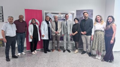 Türk Sağlık-Sen Yozgat Şube Başkanı Metin Ercan, beraberinde yönetim kurulu