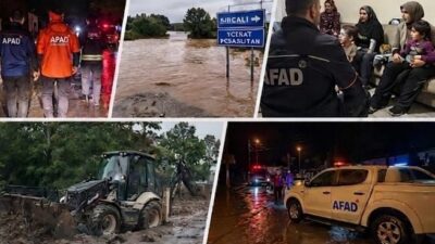 Yozgat’ta dün akşam saatlerinde başlayan ve gece boyunca aralıksız devam