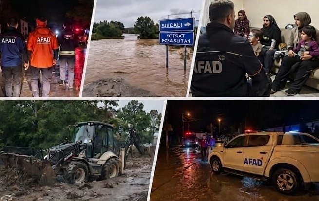 Yozgat’ta dün akşam saatlerinde başlayan ve gece boyunca aralıksız devam