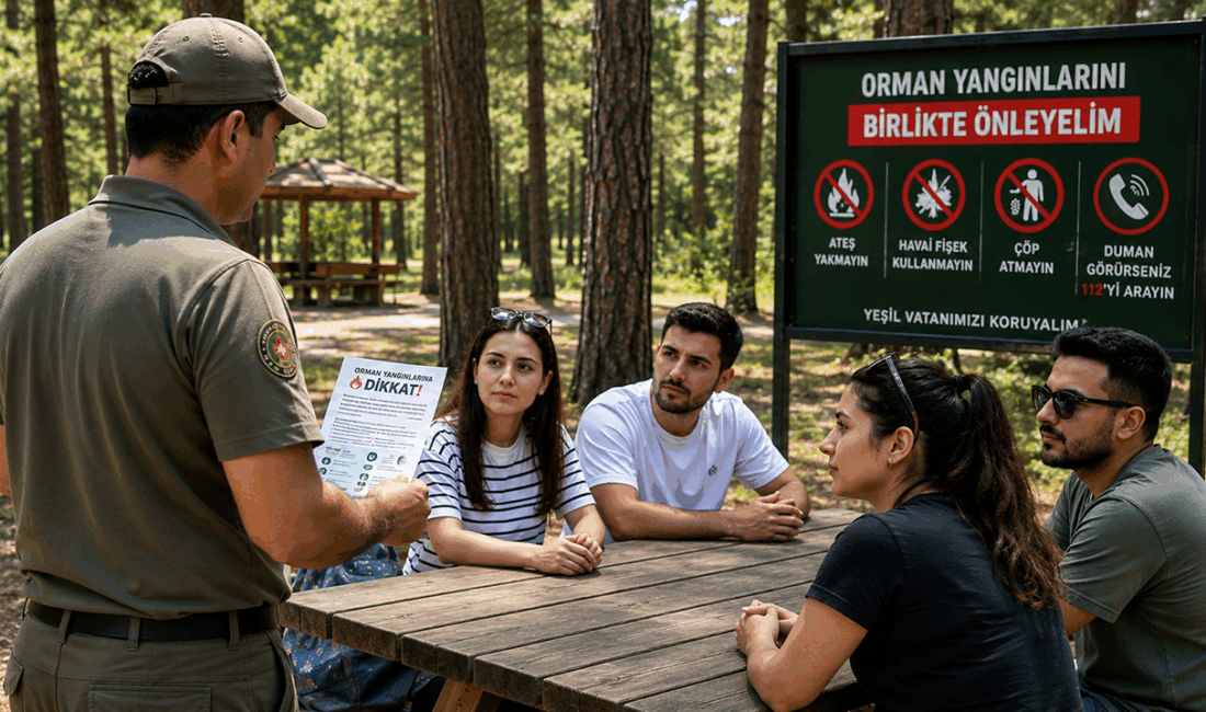 Yozgat’ta yaz mevsiminin yaklaşmasıyla birlikte artan orman yangını riskine karşı