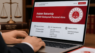 Adalet Bakanlığı, merkez ve taşra teşkilatlarında görevlendirilmek üzere 15 bin