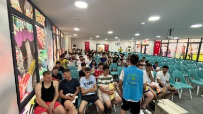 TÜGVA Yozgat Lise Koordinatörlüğü tarafından düzenlenen Mersin Gençlik Kampı, yüzü